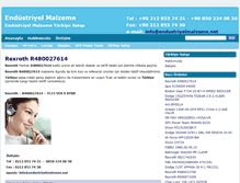 Tablet Screenshot of endustriyelmalzeme.net
